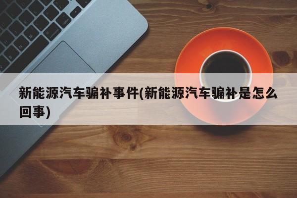 新能源汽车骗补事件(新能源汽车骗补是怎么回事)