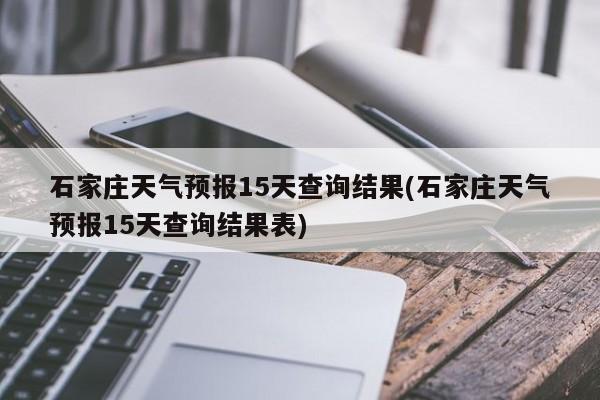 石家庄天气预报15天查询结果(石家庄天气预报15天查询结果表) 第1张