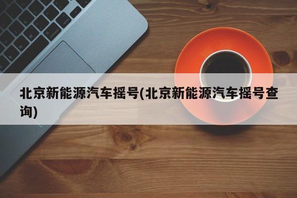 北京新能源汽车摇号(北京新能源汽车摇号查询)